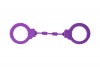 Фиолетовые силиконовые наручники Suppression фото 2 — pink-kiss