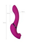 Фиолетовый поворотный вибратор c вакуумной стимуляцией Spinser - 23 см. фото 9 — pink-kiss