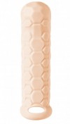 Телесный фаллоудлинитель Homme Long - 15,5 см. фото 1 — pink-kiss