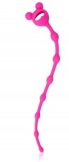 Розовая анальная цепочка-елочка - 23 см. фото 1 — pink-kiss