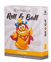 Стимулирующий презерватив-насадка Roll & Ball Banana фото 1 — pink-kiss