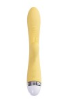 Желтый вибратор-кролик Aster - 22 см. фото 3 — pink-kiss