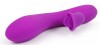 Фиолетовый рельефный вибратор-кролик QUEJOY - 25 см. фото 2 — pink-kiss