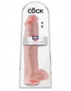 Телесный фаллоимитатор-гигант 15" Cock with Balls - 40,6 см. фото 5 — pink-kiss