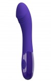 Фиолетовый вибростимулятор Elemetal-Youth - 19,3 см. фото 1 — pink-kiss