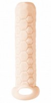 Телесный фаллоудлинитель Homme Long - 13,5 см. фото 1 — pink-kiss