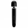 Черный мощный жезловый вибратор с изогнутой ручкой Charming Massager - 24 см. фото 3 — pink-kiss