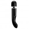 Черный мощный жезловый вибратор с изогнутой ручкой Charming Massager - 24 см. фото 5 — pink-kiss
