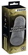 Серый мастурбатор Squeezable Masturbator 01 фото 7 — pink-kiss