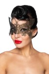 Золотистая карнавальная маска "Турайс" фото 1 — pink-kiss