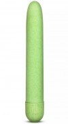 Зелёный биоразлагаемый вибратор Eco - 17,8 см. фото 1 — pink-kiss