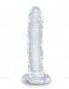 Прозрачный фаллоимитатор King Cock Clear 6 Cock - 18,4 см. фото 2 — pink-kiss