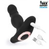 Черный анальный вибромассажер Sex Expert - 14,7 см. фото 5 — pink-kiss
