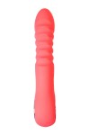 Коралловый вибратор Flox с возвратно-поступательными движениями - 21,5 см. фото 3 — pink-kiss