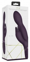 Фиолетовый вибромассажер-кролик Niva - 21,5 см. фото 4 — pink-kiss