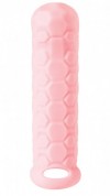 Розовый фаллоудлинитель Homme Long - 15,5 см. фото 1 — pink-kiss