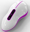 Бело-розовый вибростимулятор Mouse  фото 1 — pink-kiss