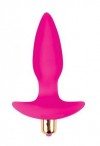 Розовая коническая анальная пробка Sweet Toys - 10,5 см. фото 1 — pink-kiss