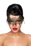 Золотистая карнавальная маска "Унукэльхайя" фото 1 — pink-kiss