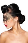 Золотистая карнавальная маска "Унукэльхайя" фото 2 — pink-kiss
