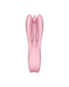Розовый вибратор Threesome 1 с  пальчиками  фото 4 — pink-kiss