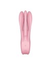 Розовый вибратор Threesome 1 с  пальчиками  фото 5 — pink-kiss