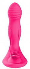 Ярко-розовый вибратор Mermaid с пультом ДУ фото 3 — pink-kiss
