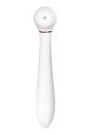Белый вибратор с вакуумной стимуляцией Jasmine - 23 см. фото 3 — pink-kiss
