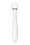 Белый вибратор с вакуумной стимуляцией Jasmine - 23 см. фото 4 — pink-kiss