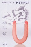 Двусторонний фаллоимитатор Naughty Instinct - 44 см. фото 3 — pink-kiss