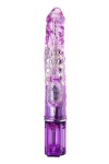 Фиолетовый хай-тек вибратор High-Tech fantasy с бусинами и отростком - 27,2 см. фото 3 — pink-kiss