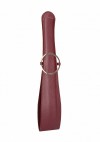 Бордовая шлепалка Belt Flogger - 54 см. фото 3 — pink-kiss