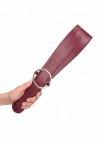 Бордовая шлепалка Belt Flogger - 54 см. фото 4 — pink-kiss