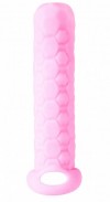 Розовый фаллоудлинитель Homme Long - 13,5 см. фото 1 — pink-kiss