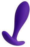 Фиолетовая удлиненная анальная втулка  - 7,2 см. фото 1 — pink-kiss