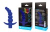 Синяя вибрирующая анальная елочка Sweet Toys - 10,8 см. фото 2 — pink-kiss