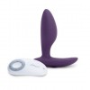 Фиолетовая анальная пробка для ношения Ditto с вибрацией и пультом ДУ - 8,8 см. фото 2 — pink-kiss