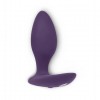Фиолетовая анальная пробка для ношения Ditto с вибрацией и пультом ДУ - 8,8 см. фото 3 — pink-kiss