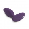 Фиолетовая анальная пробка для ношения Ditto с вибрацией и пультом ДУ - 8,8 см. фото 6 — pink-kiss