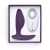 Фиолетовая анальная пробка для ношения Ditto с вибрацией и пультом ДУ - 8,8 см. фото 8 — pink-kiss