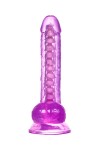 Фиолетовый реалистичный фаллоимитатор Celiam - 20,5 см. фото 3 — pink-kiss