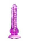 Фиолетовый реалистичный фаллоимитатор Celiam - 20,5 см. фото 4 — pink-kiss