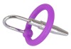 Уретральный плаг с силиконовым кольцом под головку Penis Plug фото 3 — pink-kiss