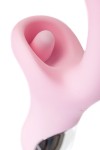 Розовый вибратор-кролик с ласкающим язычком Orali - 22 см. фото 13 — pink-kiss