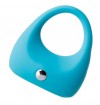 Голубое эрекционное виброкольцо TOYFA A-Toys из силикона фото 1 — pink-kiss
