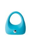 Голубое эрекционное виброкольцо TOYFA A-Toys из силикона фото 2 — pink-kiss