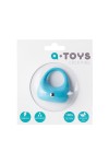 Голубое эрекционное виброкольцо TOYFA A-Toys из силикона фото 7 — pink-kiss