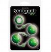 Зеленые анальные шарики Renegade Pleasure Balls фото 2 — pink-kiss