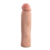 Телесная фаллическая насадка на пенис Magnum Xtender - 23 см. фото 3 — pink-kiss