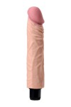 Телесный реалистичный мультискоростной вибратор - 22,5 см. фото 4 — pink-kiss